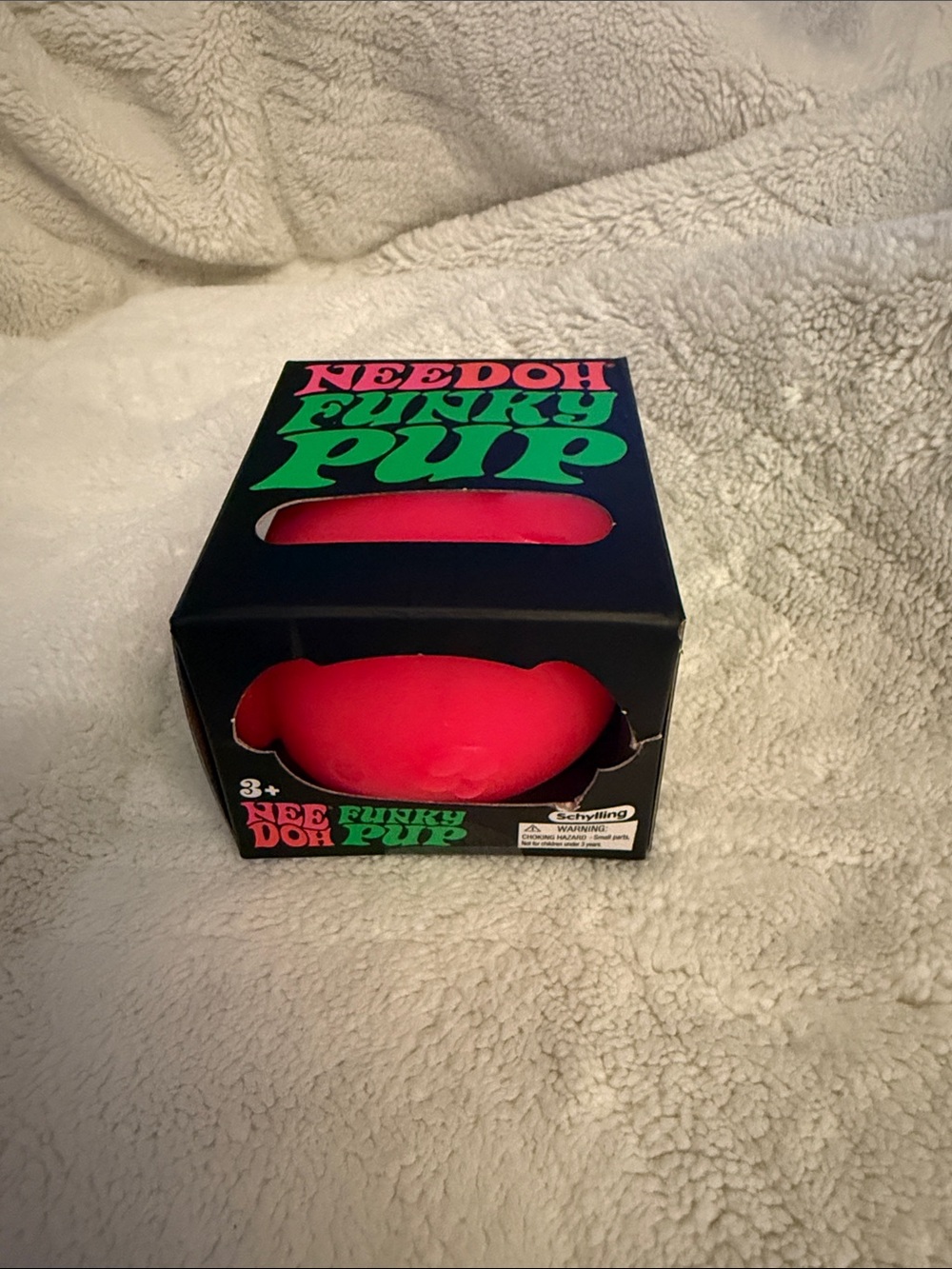 Funky Pup Squeeze Toy - Pink